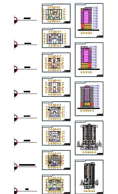 رسم المخططات المعمارية ثنائية البعد 2D على برنامج Autocad