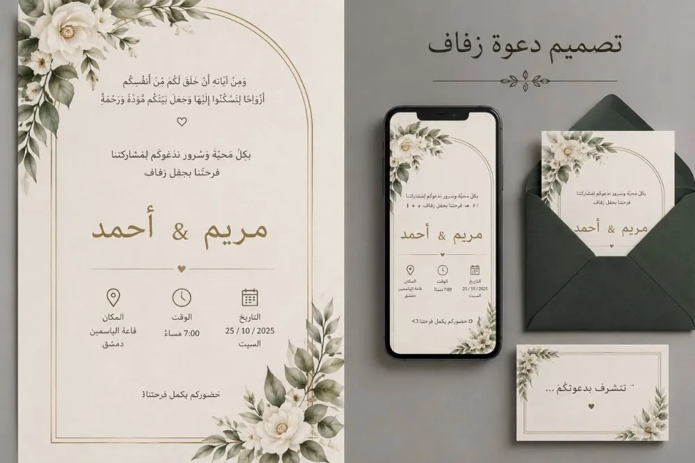 دعوات زفاف 